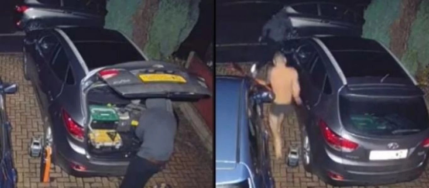 Έκανε το λάθος να κλέψει εργαλεία από αυτοκίνητο επαγγελματία Kickboxer (βίντεο)